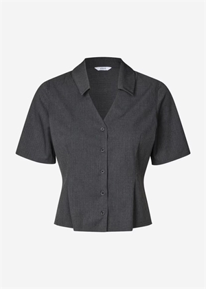 Enalessia ss skjorte 7248 Dark Grey Mel. Envii 